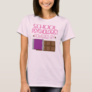 T-shirt Cadeau de chocolat de psychologue d'école pour