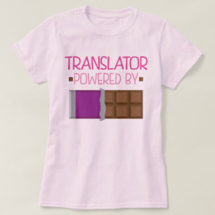 T-shirt Cadeau de chocolat de traducteur pour elle