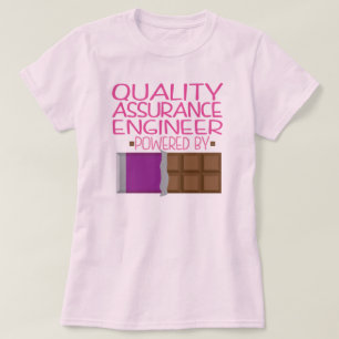 T-shirt Cadeau de chocolat d'ingénieur de garantie de