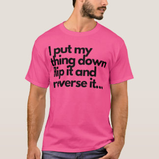 T-shirt cadeau de choses en bas
