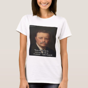 T-shirt Cadeau de citation de sagesse "Pieds sur terre" de