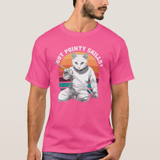 T-shirt Cadeau de citations amusantes de jeu d'escrime d'e