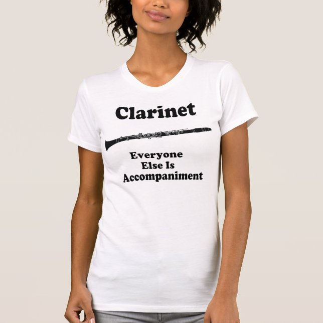 T-shirt Cadeau de clarinette (Devant)