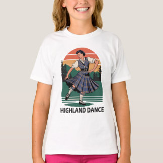 T-shirt Cadeau de conception de danse rétro vintage des Hi