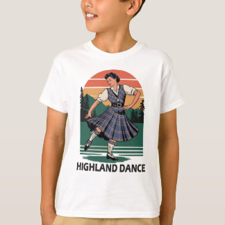 T-shirt Cadeau de conception de danse rétro vintage des Hi