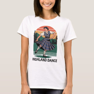 T-shirt Cadeau de conception de danse rétro vintage des Hi