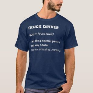 T-shirt Cadeau de conducteur de camion
