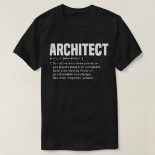T-shirt Cadeau de cool de définition d'ARCHITECTE