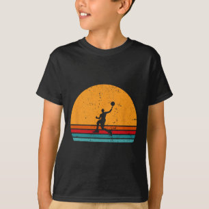 T-shirt Cadeau de coucher de soleil rétro vintage Sketll p
