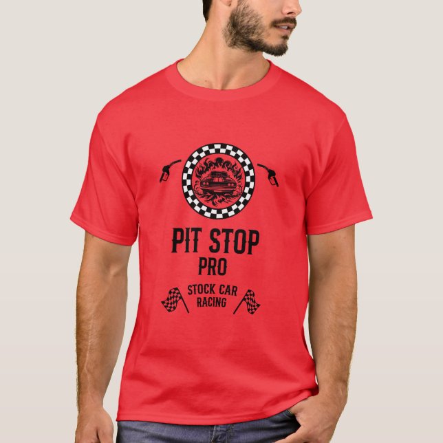 T-shirt Cadeau de course de stock-car (Devant)