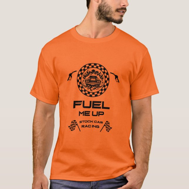 T-shirt Cadeau de course de voitures de série (Devant)