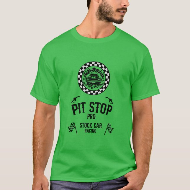 T-shirt Cadeau de course de voitures de série (Devant)