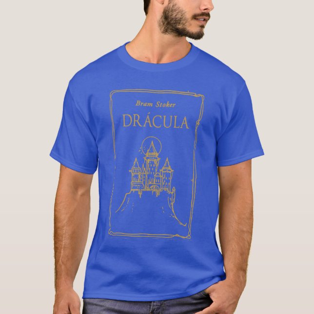 T-shirt Cadeau de couverture originale du livre de Dracula (Devant)
