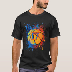 T-shirt Cadeau de crâne d'anniversaire de 17 ans pour garç
