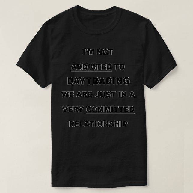 T-shirt Cadeau De Daytrading Présenté Pour Hommes Femmes 2 (Design devant)