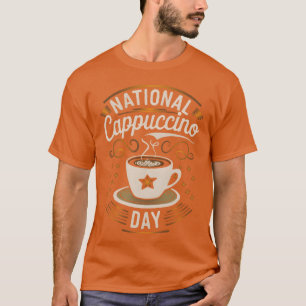T-shirt Cadeau de design de cappuccino national