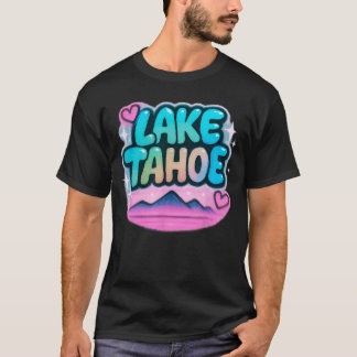 T-shirt Cadeau de design de coucher de soleil de montagne