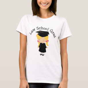 T-shirt Cadeau de diplômé d'école de droit pour elle