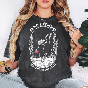 T-shirt Cadeau de Disc Golf pour Plongeurs Squelettes