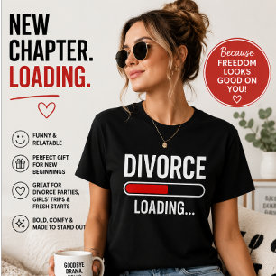 T-shirt Cadeau de divorce amusant Chargement de divorce