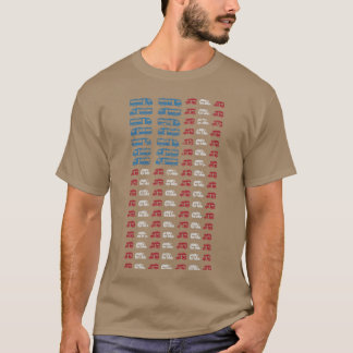 T-shirt Cadeau de drapeau américain du 4 juillet pour camp