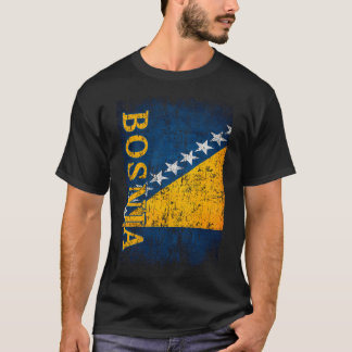 T-shirt Cadeau de drapeau de Bosnie femmes hommes enfants