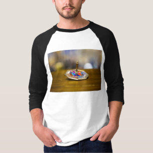 T-shirt Cadeau de dreidel de Hanukkah SlipperyJoe à base o