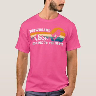 T-shirt Cadeau de famille de sports d'hiver de snowboarder