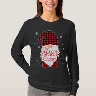 T-shirt Cadeau de famille du pyjama de Noël engagé Gnome B