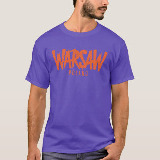 T-shirt Cadeau de famille Varsovie Pologne