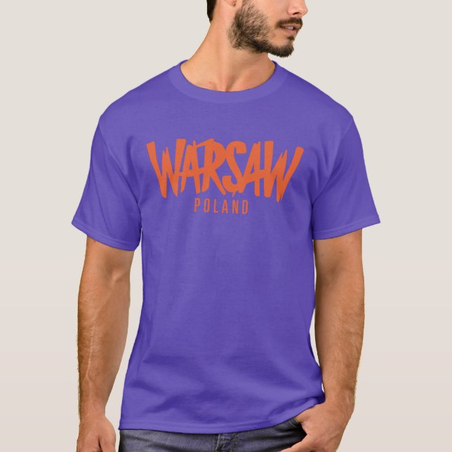 T-shirt Cadeau de famille Varsovie Pologne (Devant)