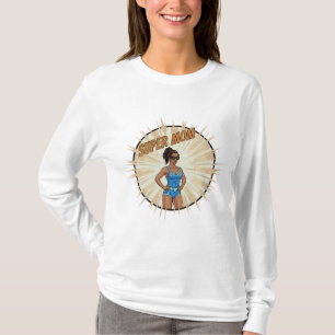 T-shirt Cadeau de fête des mères de style bande dessinée S