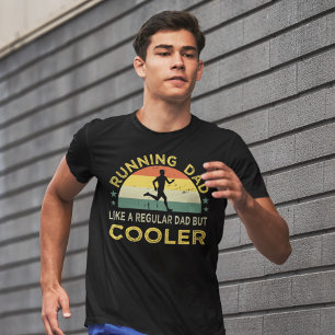 T-shirt Cadeau De Fête des pères De Coureur Pour Courir 