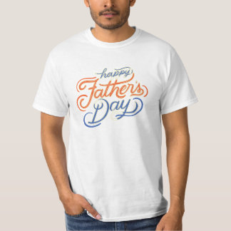 T-shirt cadeau de fête des pères heureux