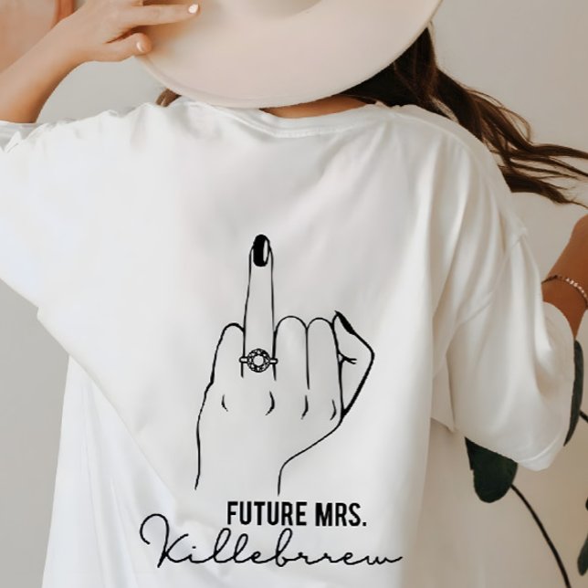T-shirt Cadeau de fête pour future mariée (Créateur téléchargé)