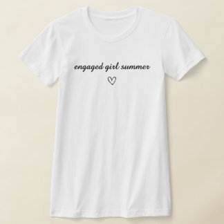 T-shirt Cadeau de fiançailles de mariage pour fiancée Cute