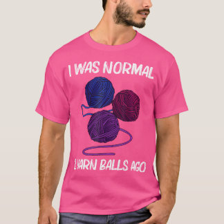 T-shirt Cadeau de fil Cool pour hommes femmes Crocheter Kn