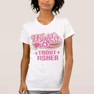 T-shirt Cadeau de Fisher de truite