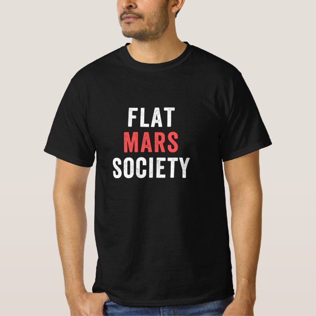 T-shirt cadeau de Flat Mars Society (Devant)