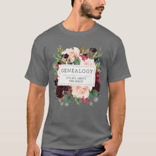 T-shirt Cadeau de généalogie pour généalogiste femme Reche