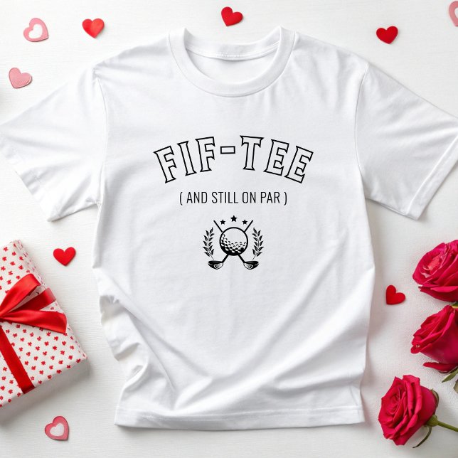 T-shirt Cadeau de golf personnalisé 50e 60e 70e anniversai (Créateur téléchargé)