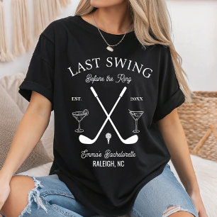 T-shirt Cadeau de golf personnalisé pour l'enterrement de