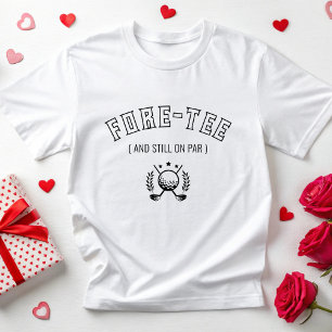 T-shirt Cadeau de golf pour 40e 50e 60e 70e anniversaire G