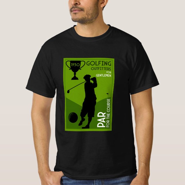 T-shirt Cadeau de golf Vintage (Devant)
