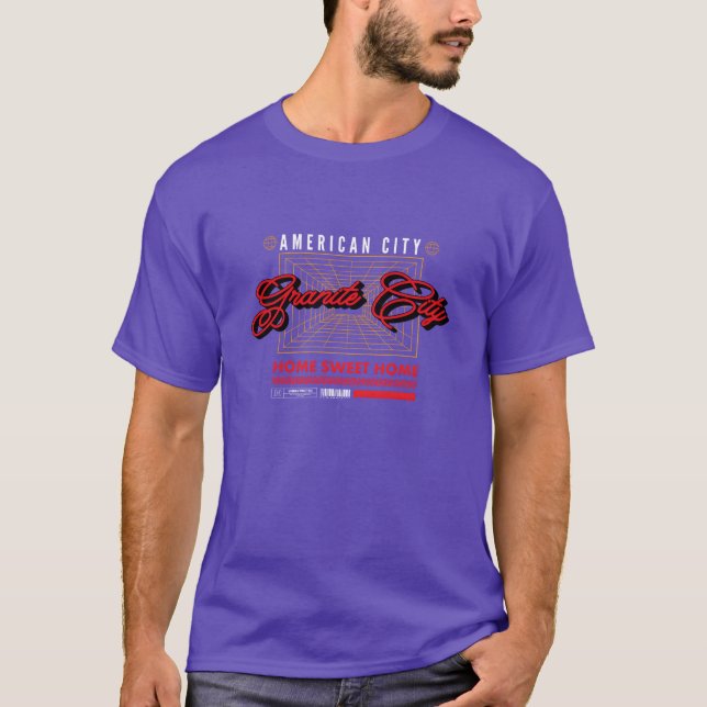 T-shirt cadeau de granite city (Devant)