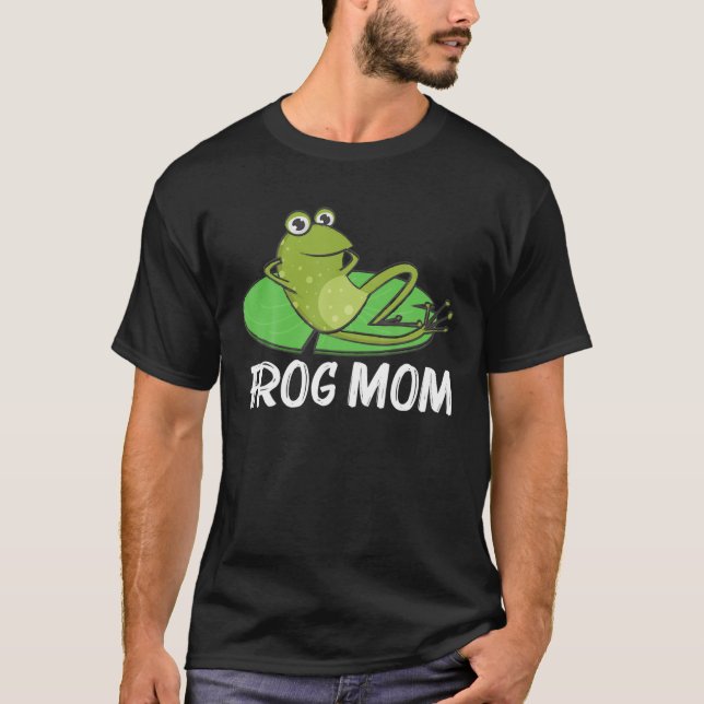 T-shirt Cadeau de grenouille pour maman Femmes mignonne gr (Devant)