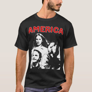 T-shirt cadeau de groupe de rock d'amérique pour les fans