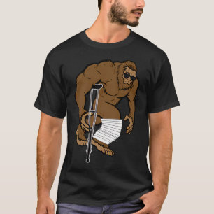 T-shirt Cadeau de guérison rapide pour Bigfoot drôle avec 