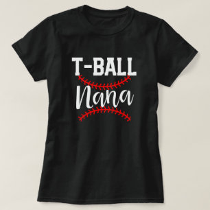 T-shirt Cadeau de jeu de grand-maman du base-ball des