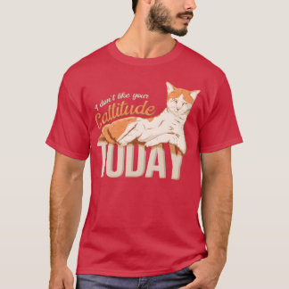 T-shirt Cadeau de jeu de mots sur les chats pour les amour